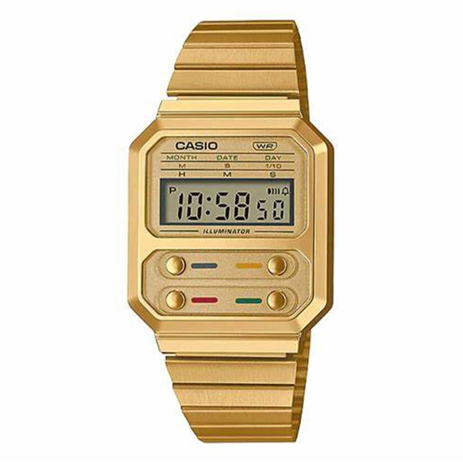 ساعت مچی نوستالژی کاسیو مدل CASIO A100WEG-9ADF