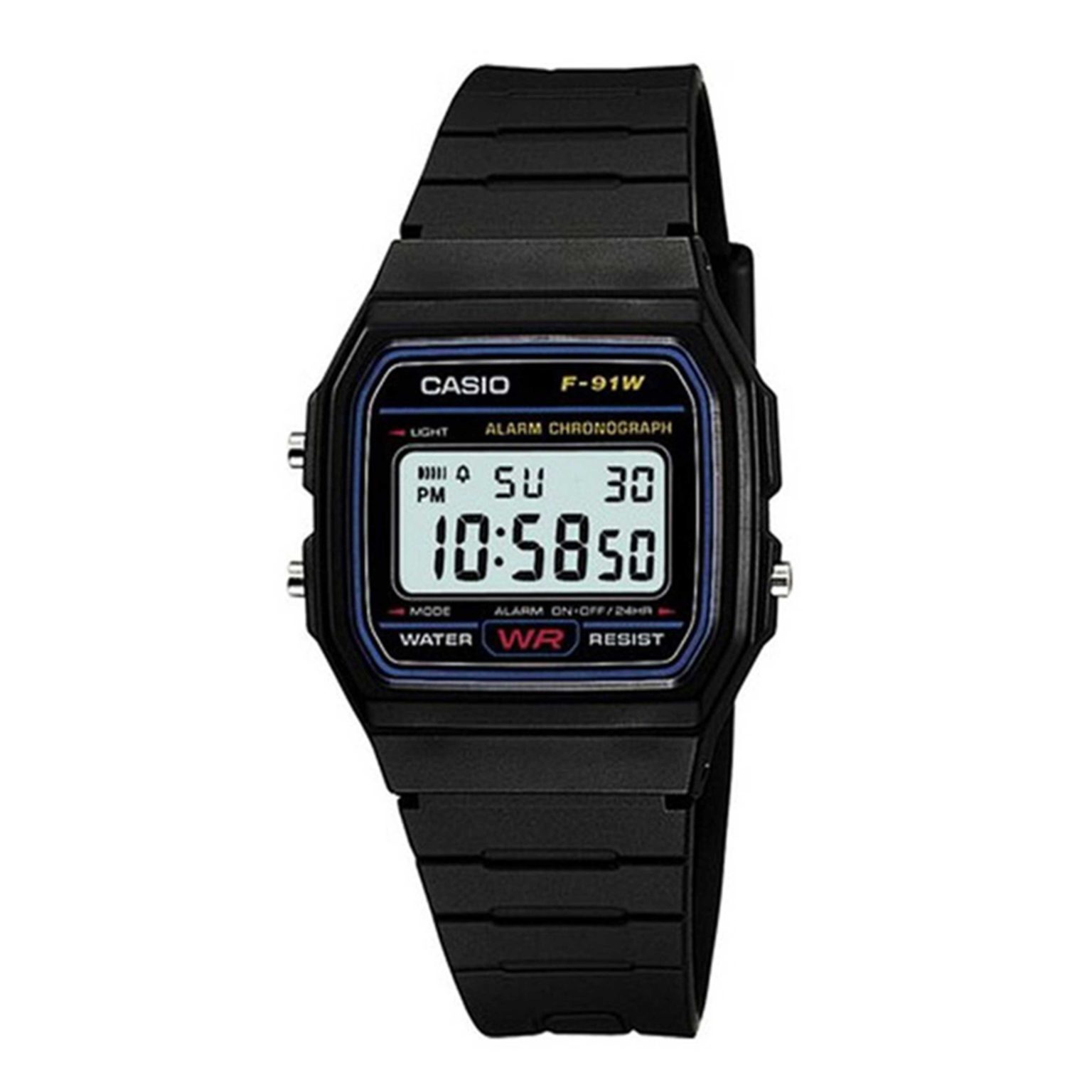 ساعت مچی نوستالژی کاسیو مدل CASIO F-91W-1DG