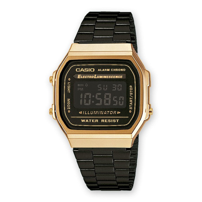 ساعت مچی نوستالژی کاسیو مدل CASIO A168WEGB-1BDF