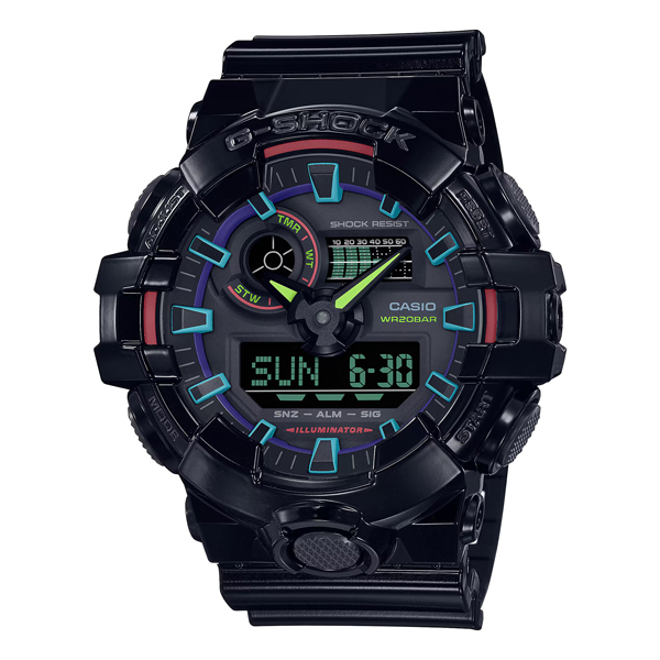 ساعت مچی کاسیو جی شاک مدل CASIO G-SHOCK GA-700RGB-1ADR