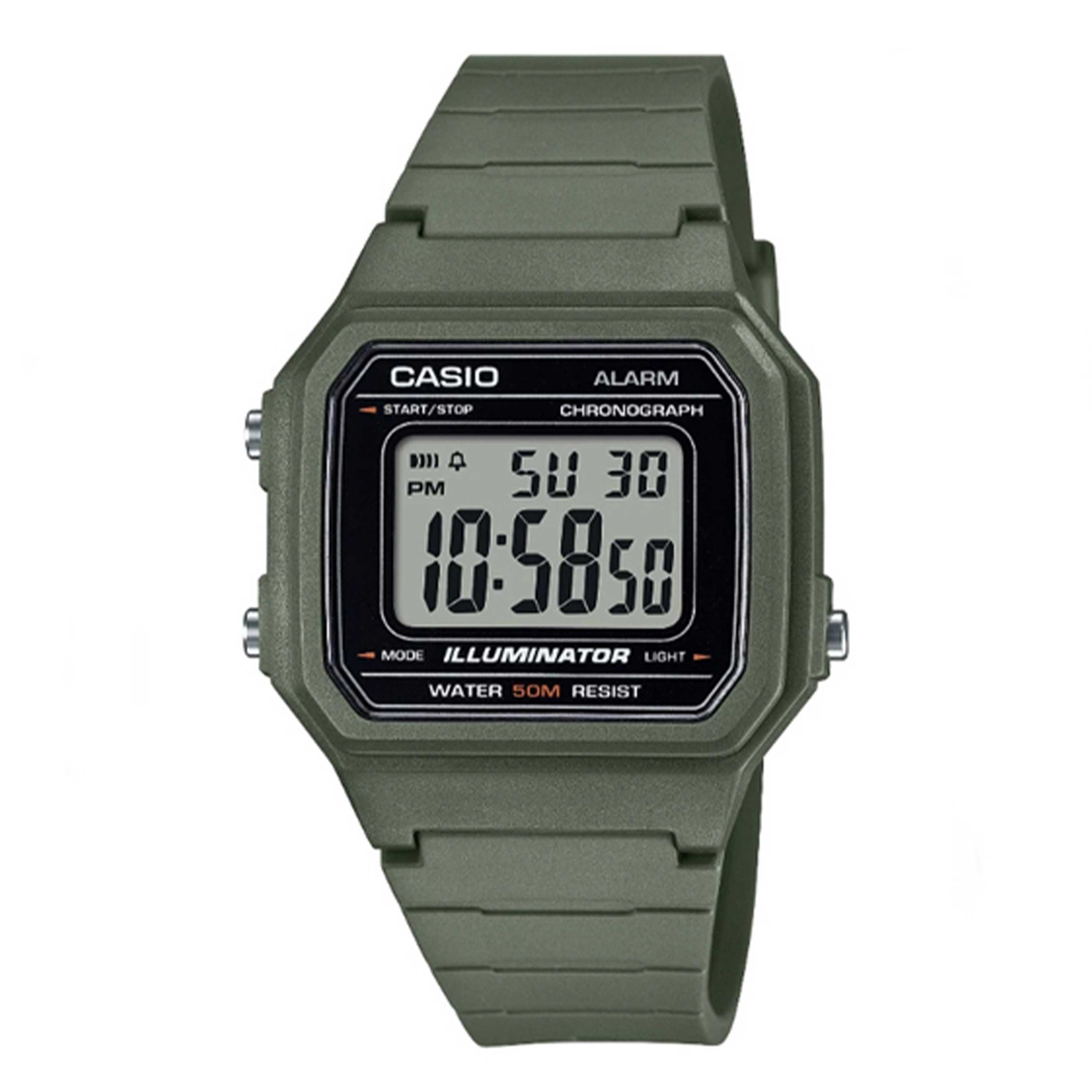 ساعت مچی نوستالژی کاسیو مدل CASIO W-217H-3AVDF