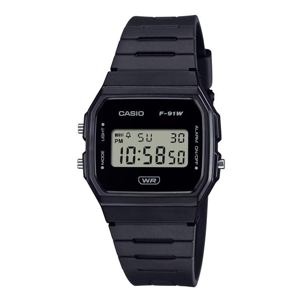 ساعت مچی نوستالژی کاسیو مدل CASIO F-91WB-1ADF