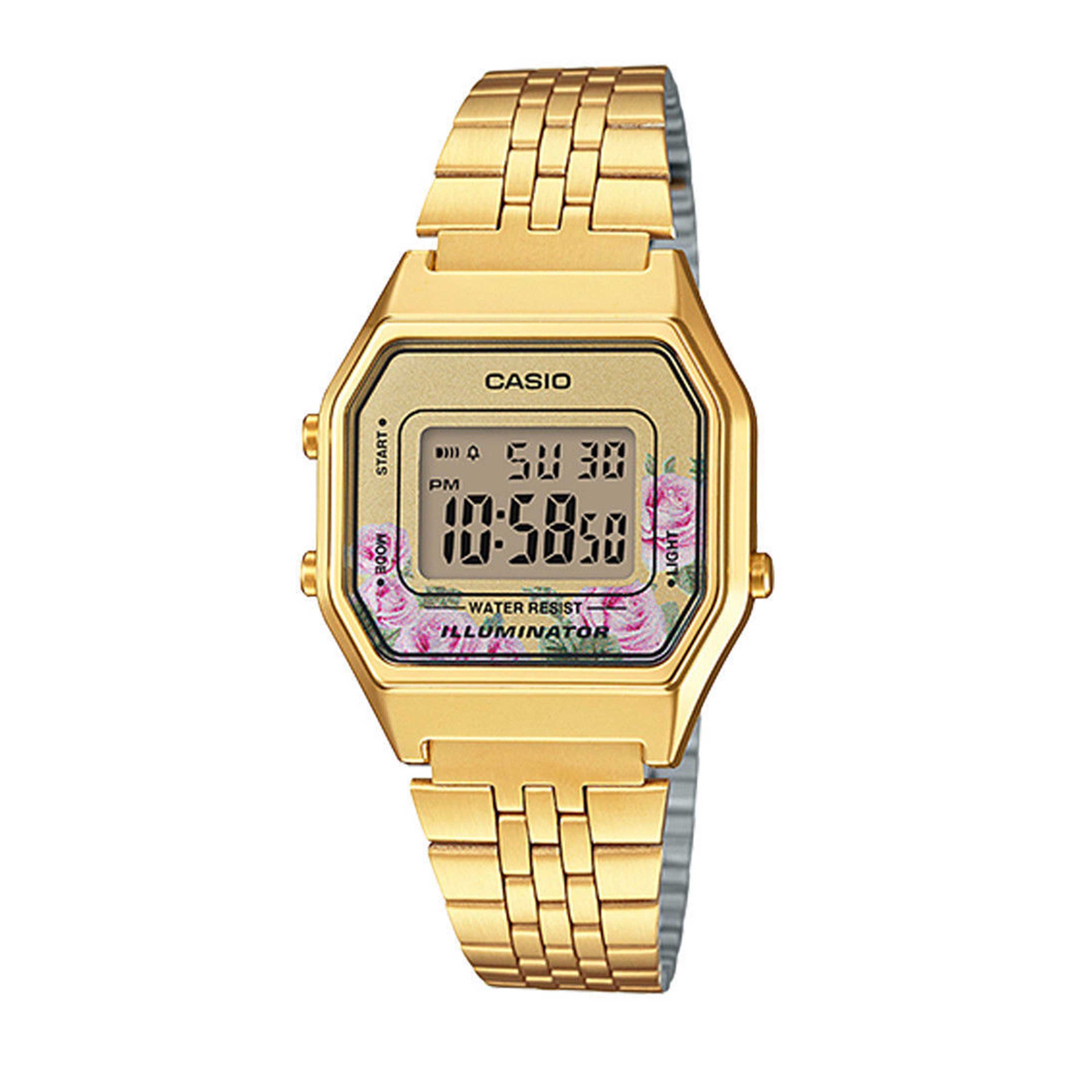 ساعت مچی نوستالژی زنانه کاسیو مدل CASIO LA680WGA-4C