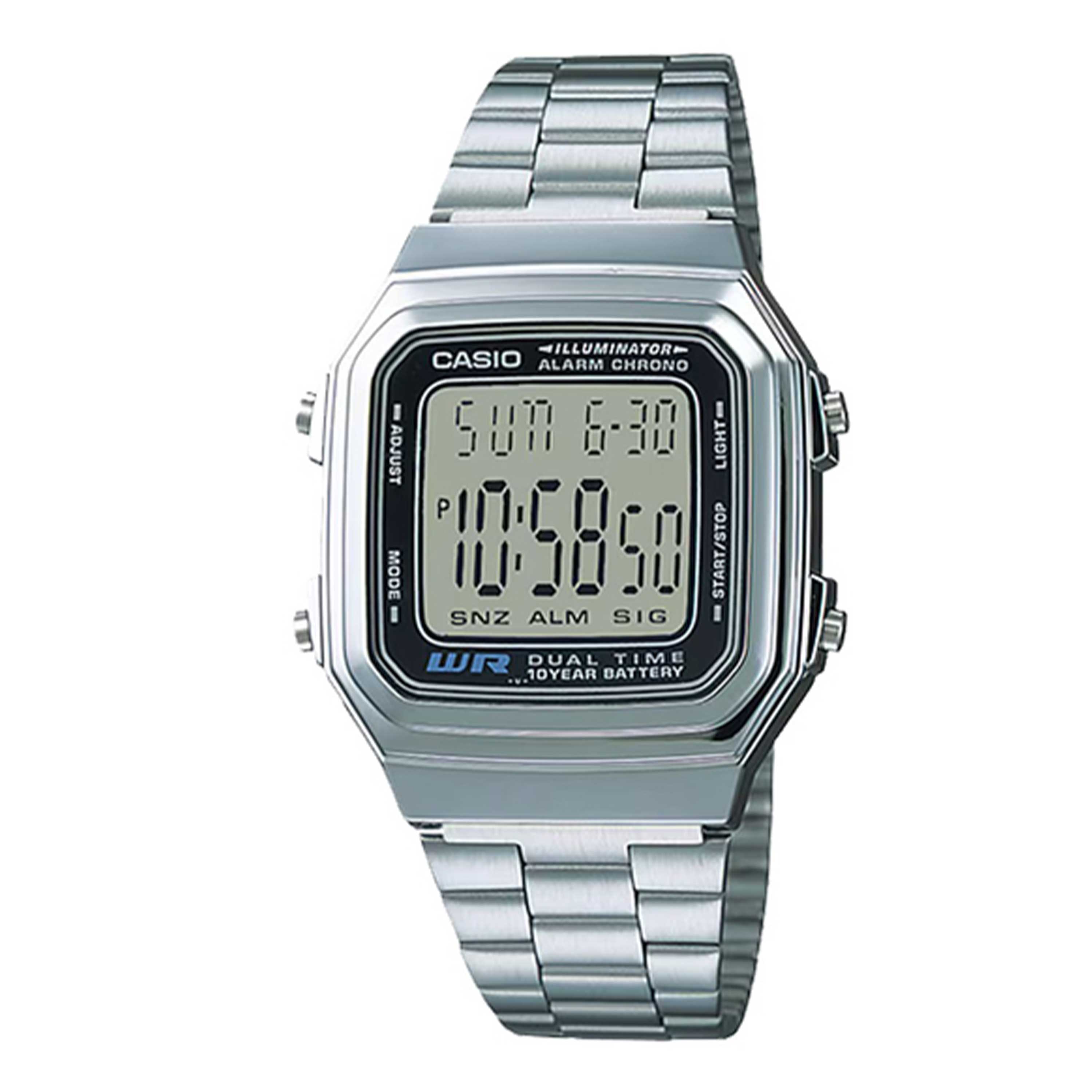 ساعت مچی نوستالژی کاسیو مدل CASIO A178WA-1ADF