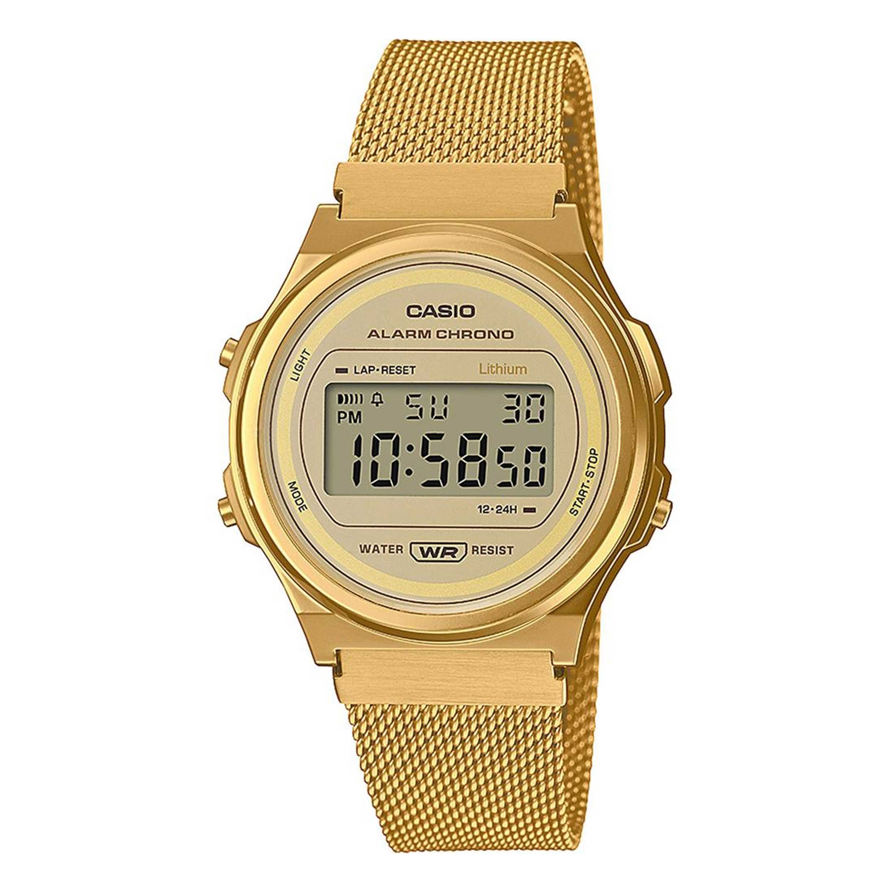 ساعت مچی نوستالژی کاسیو مدل CASIO A171WEMG-9ADF