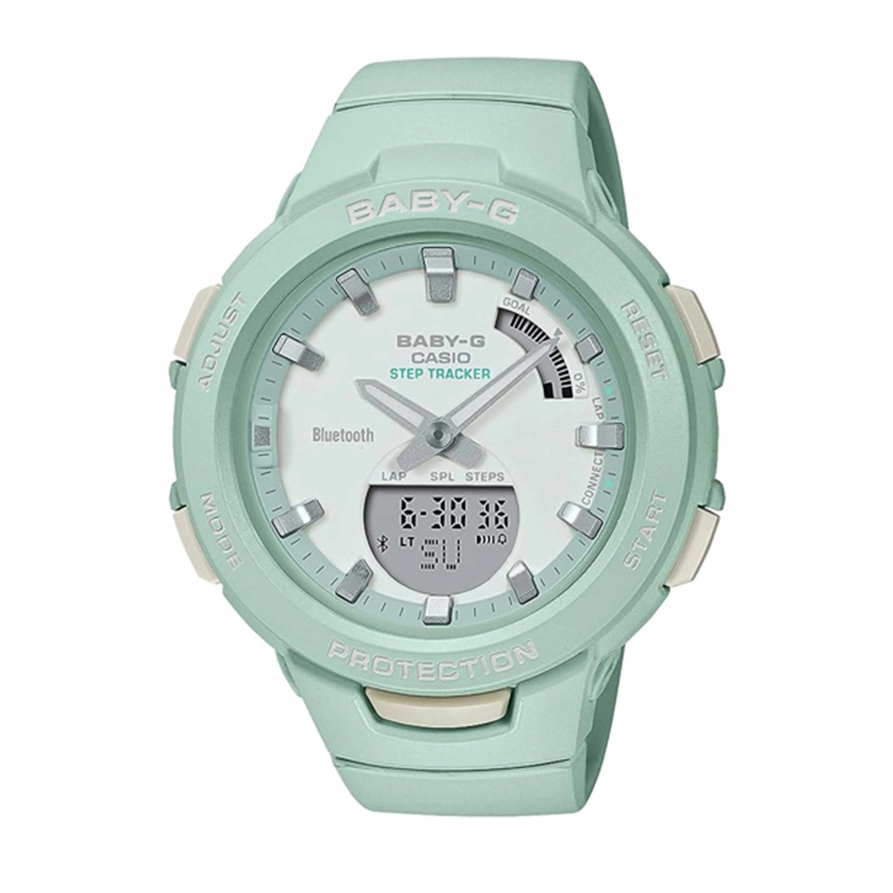 ساعت مچی زنانه کاسیو بیبی جی مدل CASIO BABY-G BSA-B100CS-3ADR