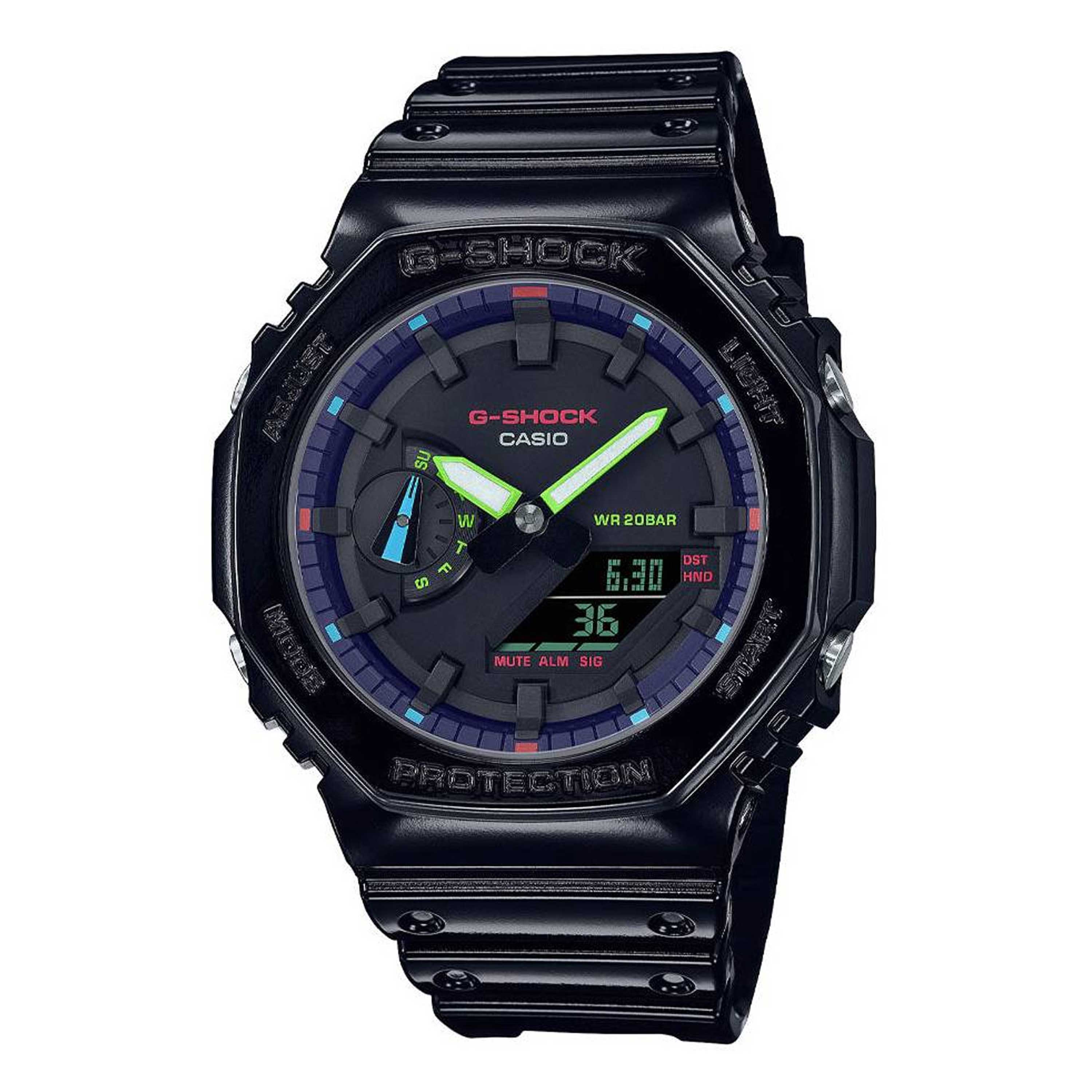 ساعت مچی کاسیو جی شاک مدل CASIO G-Shock GA-2100RGB-1ADR