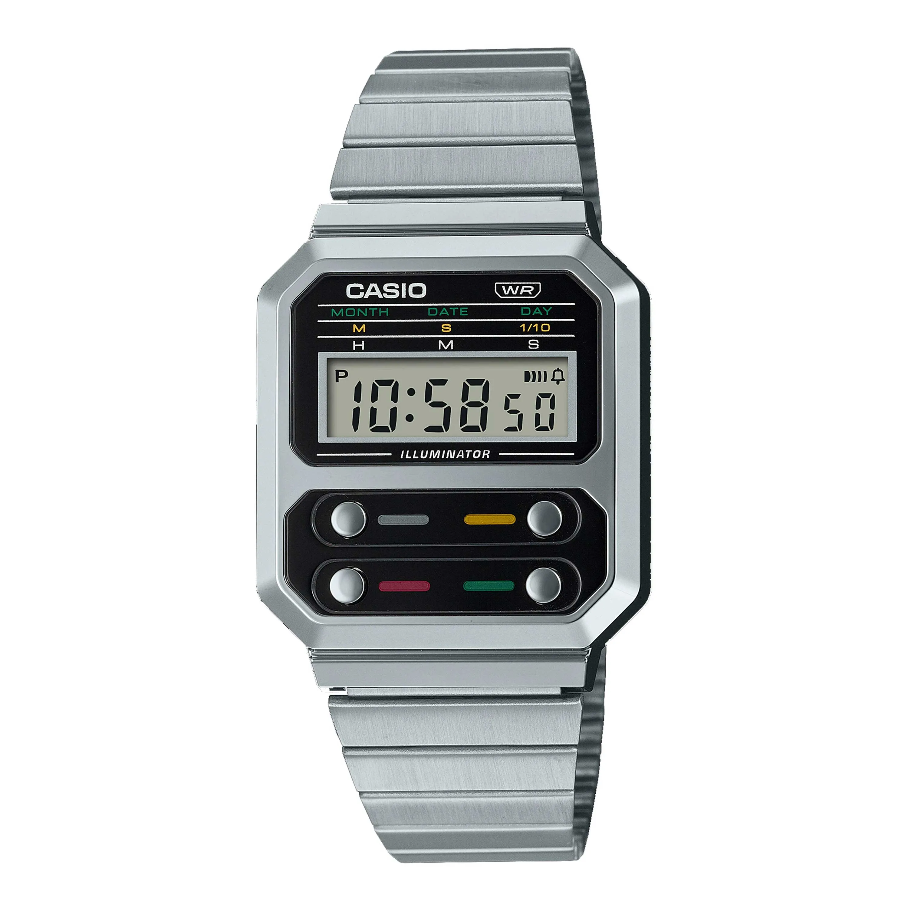 ساعت مچی نوستالژی کاسیو مدل CASIO A100WE-1ADF