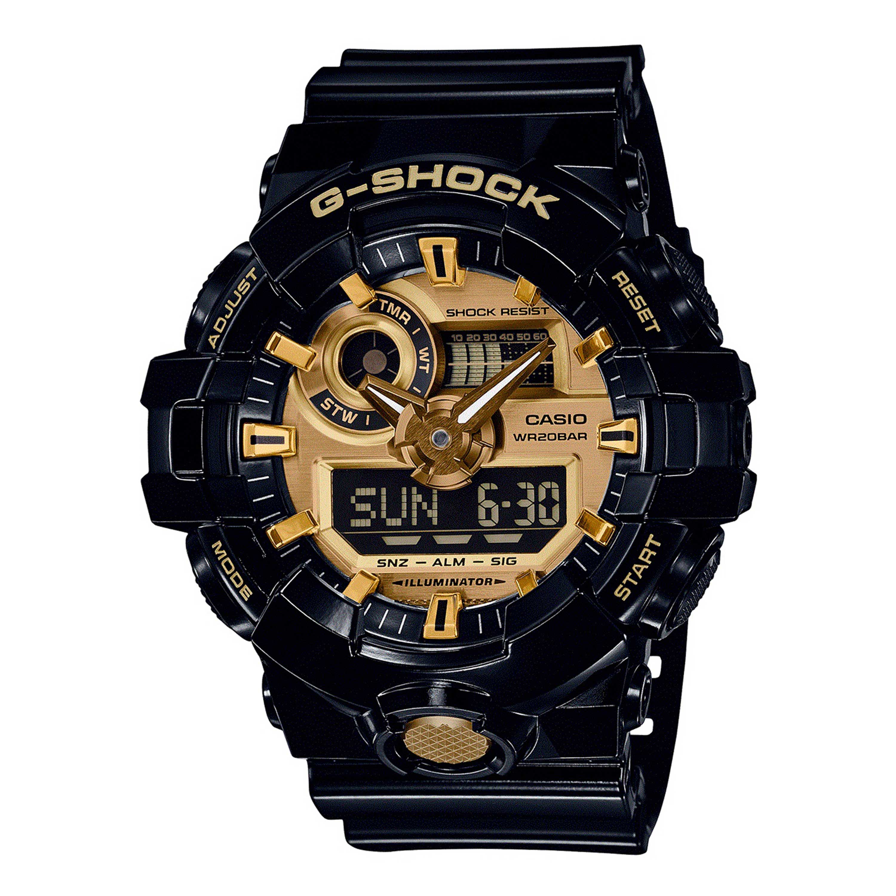 ساعت مچی مردانه کاسیو جی شاک مدل CASIO G-SHOCK GA-710GB-1ADR