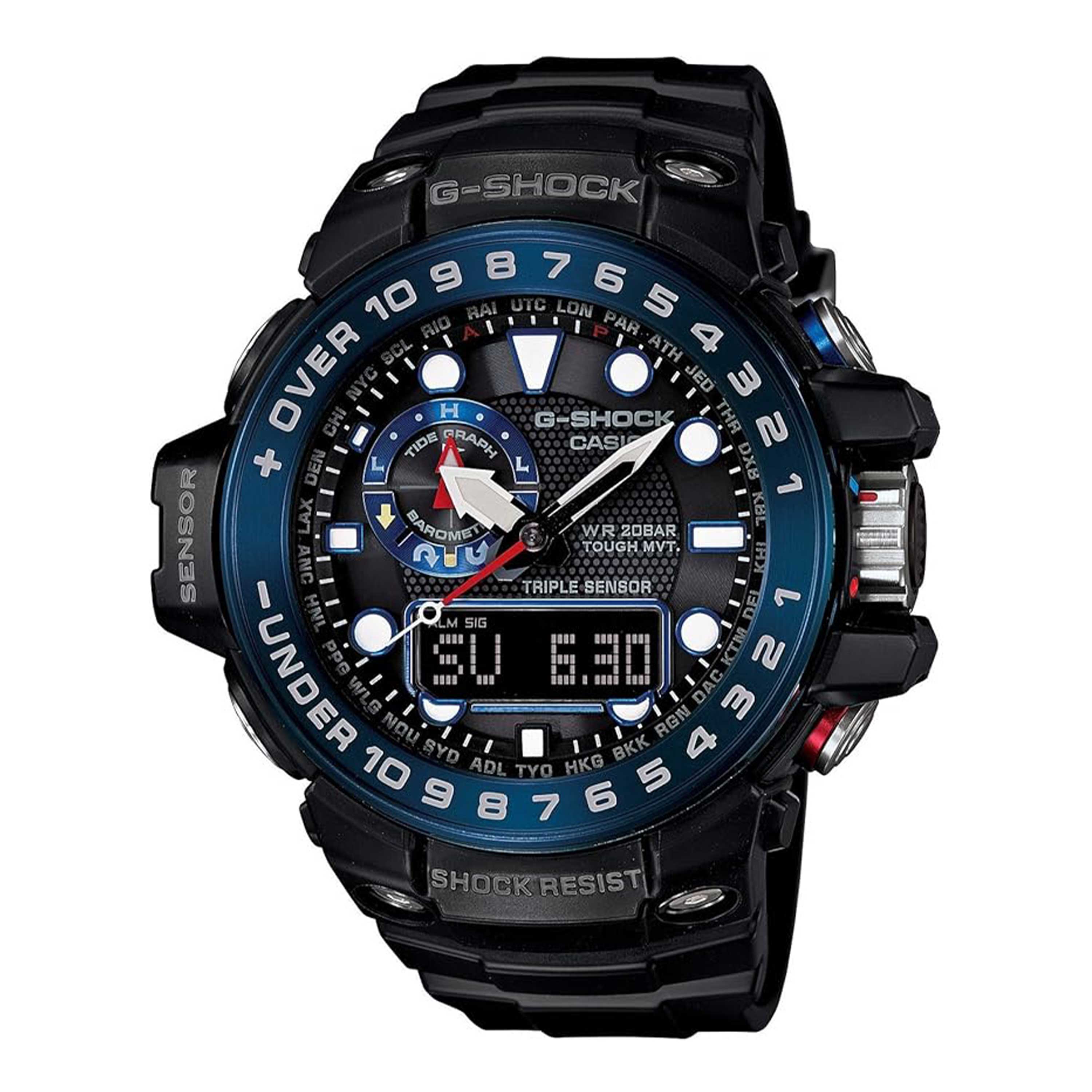 ساعت مچی مردانه کاسیو جی شاک مدل CASIO G-SHOCK GWN-1000B-1BDR