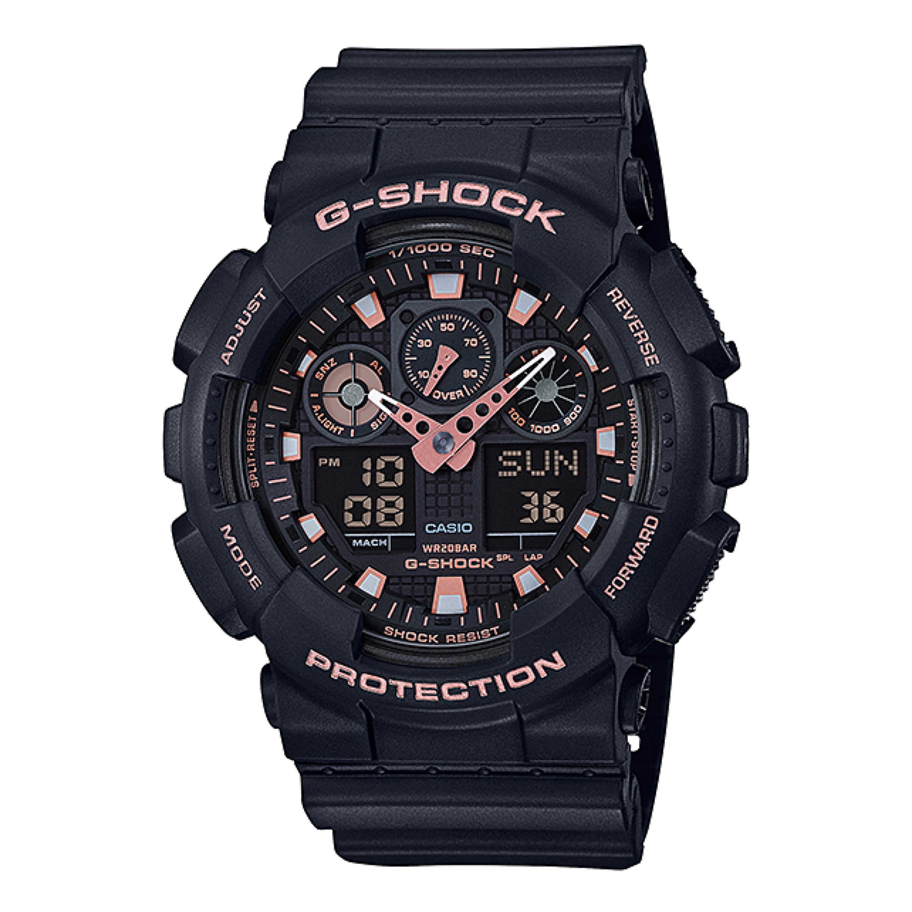 ساعت مچی مردانه کاسیو جی شاک مدل CASIO G-SHOCK GA-100GBX-1A4DR