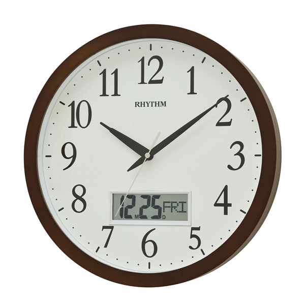 ساعت ریتم دیواری مدل RHYTHM WALL CLOCK CFG903NR06