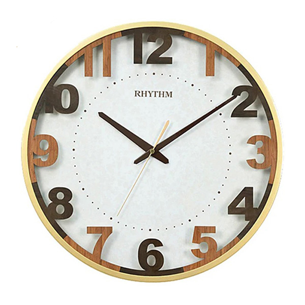 ساعت ریتم دیواری مدل RHYTHM WALL CLOCK CMG603NR18