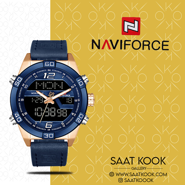 ساعت مچی مردانه نیوی فورس مدل NAVIFORCE NF9128 RG BE BE