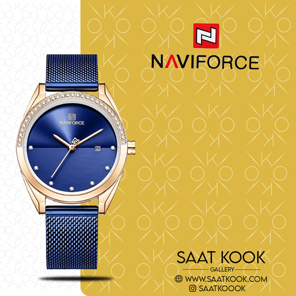 ساعت مچی زنانه نیوی فورس مدل NAVIFORCE NF5015 RG/BE