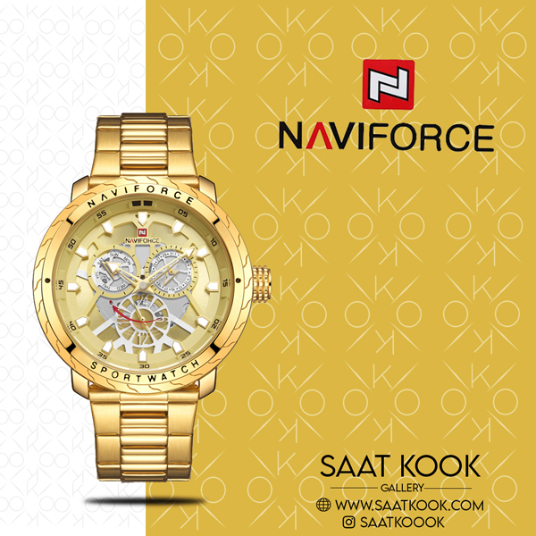 ساعت مچی مردانه نیوی فورس مدل NAVIFORCE NF9158 G/G