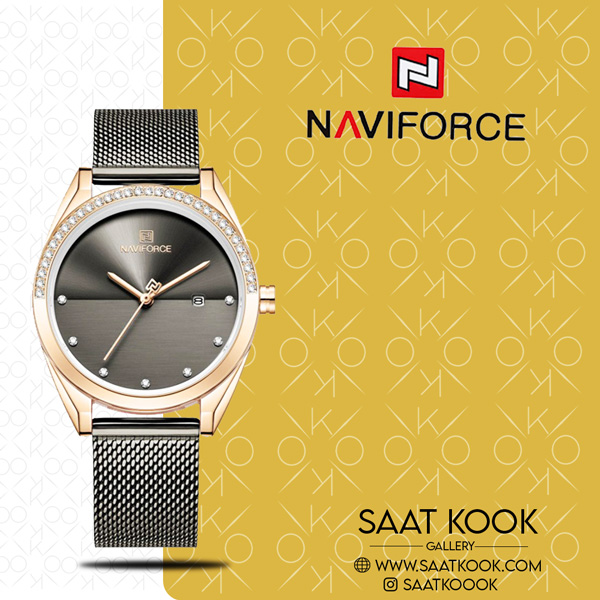 ساعت مچی زنانه نیوی فورس مدل NAVIFORCE NF5015 RG/B