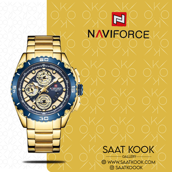 ساعت مچی مردانه نیوی فورس مدل NAVIFORCE NF9179 G/BE