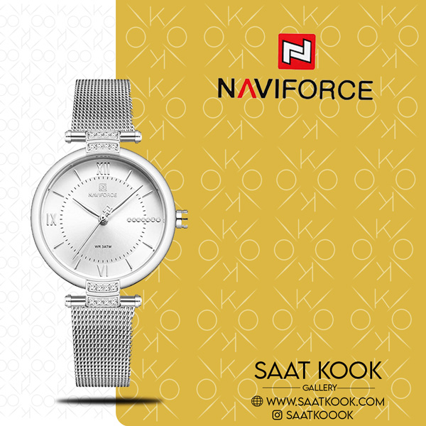 ساعت مچی زنانه نیوی فورس مدل NAVIFORCE NF5019 S/W