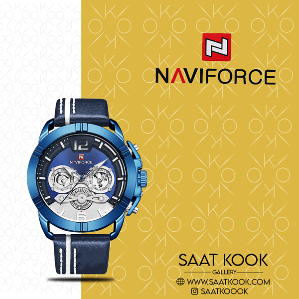 ساعت مچی مردانه نیوی فورس مدل NAVIFORCE NF9168 BE