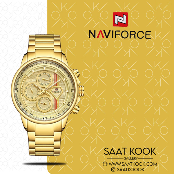 ساعت مچی مردانه نیوی فورس مدل NAVIFORCE NF9184 G/G