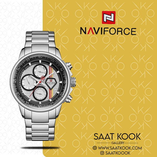 ساعت مچی مردانه نیوی فورس مدل NAVIFORCE NF9184 S/W