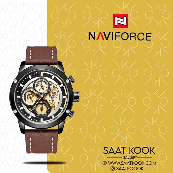 ساعت مچی مردانه نیوی فورس مدل NAVIFORCE NF9167 B/Y/D.BN