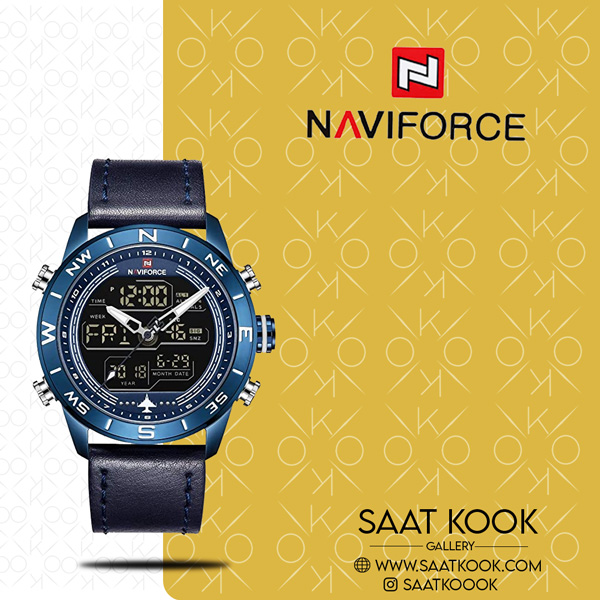 ساعت مچی مردانه نیوی فورس مدل NAVIFORCE NF9144 BE/BE/BE