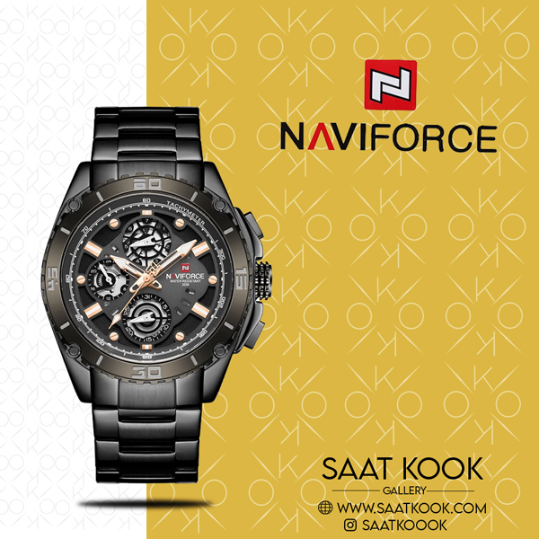 ساعت مچی مردانه نیوی فورس مدل NAVIFORCE NF9179 B/B