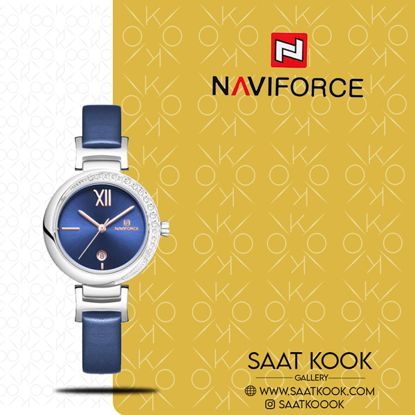 ساعت مچی زنانه نیوی فورس مدل NAVIFORCE NF5007 S/BE/BE