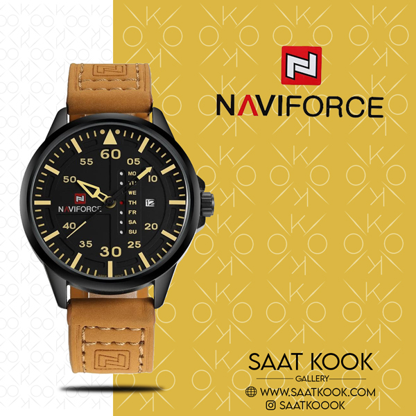 ساعت مچی مردانه نیوی فورس مدل NAVIFORCE NF9074 B/YB/N