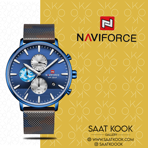 ساعت مچی مردانه نیوی فورس مدل NAVIFORCE NF9169 CFBE