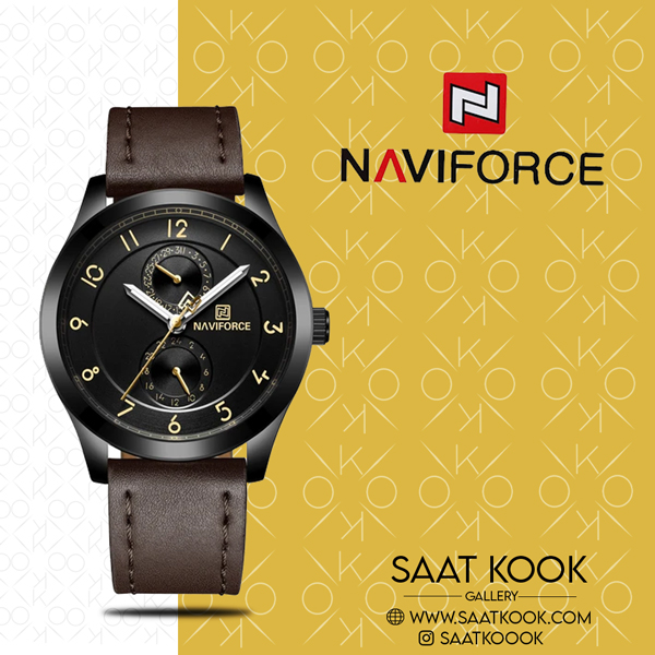 ساعت مچی مردانه نیوی فورس مدل NAVIFORCE NF3004 B/B/D