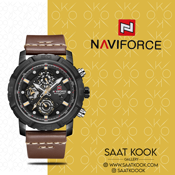 ساعت مچی مردانه نیوی فورس مدل NAVIFORCE NF9139 B/Y/D BN