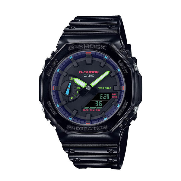 ساعت مچی کاسیو جی شاک مدل CASIO G-Shock GA-2100RGB-1ADR